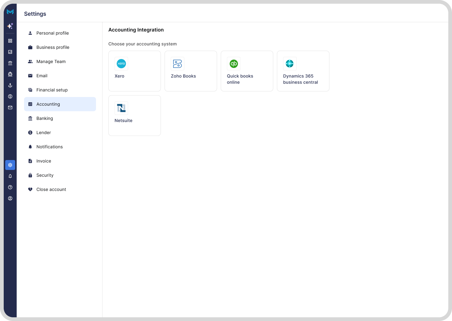 Marlo Accounting integration