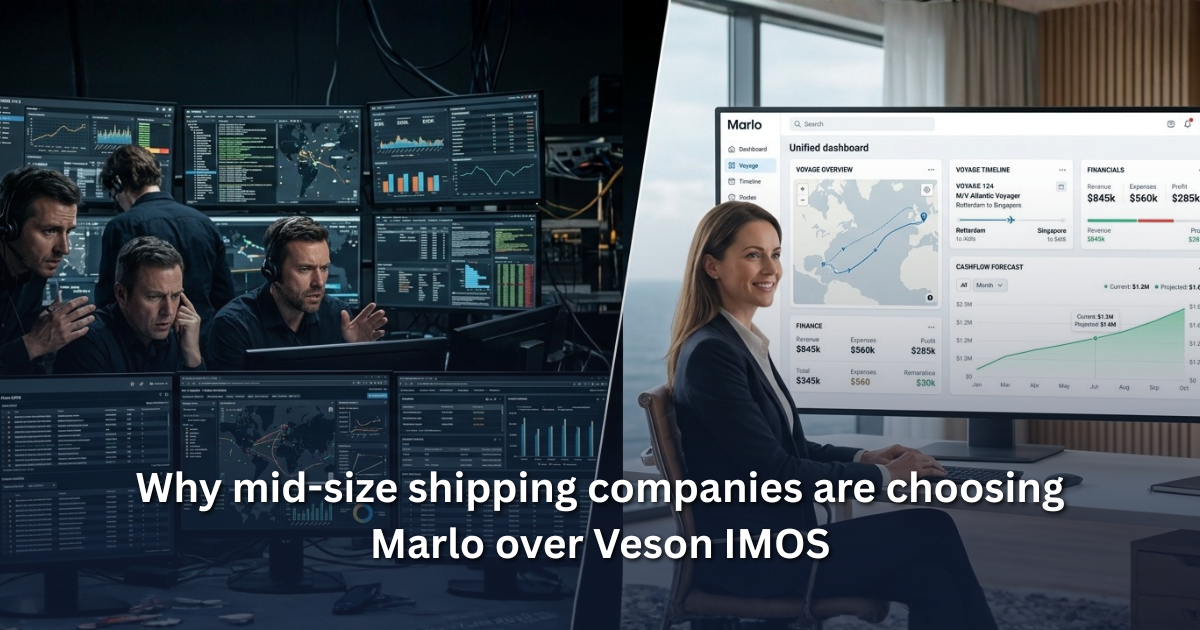 Why Mid-Size Shipping Companies Are Choosing Marlo Over Veson IMOS